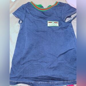 Gucci kids denim dress